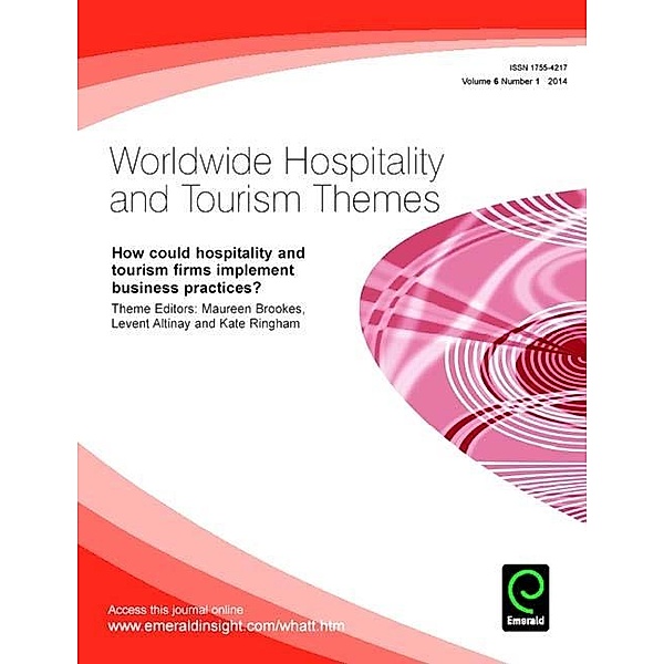How could hospitality and tourism firms implement business practices?