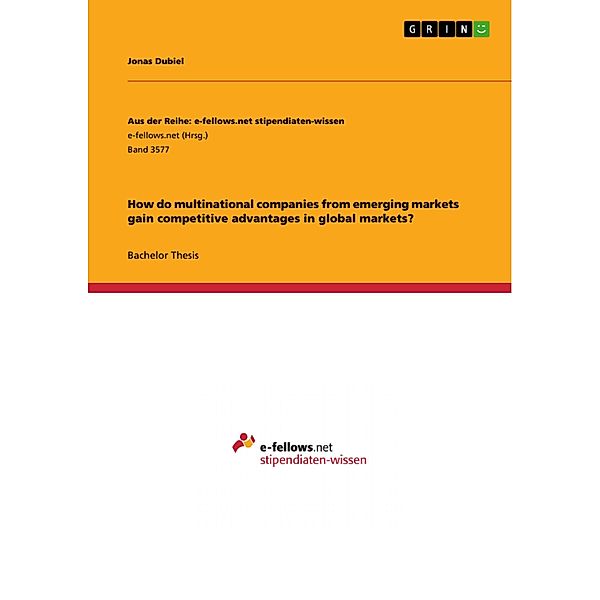 How do multinational companies from emerging markets gain competitive advantages in global markets?, Jonas Dubiel