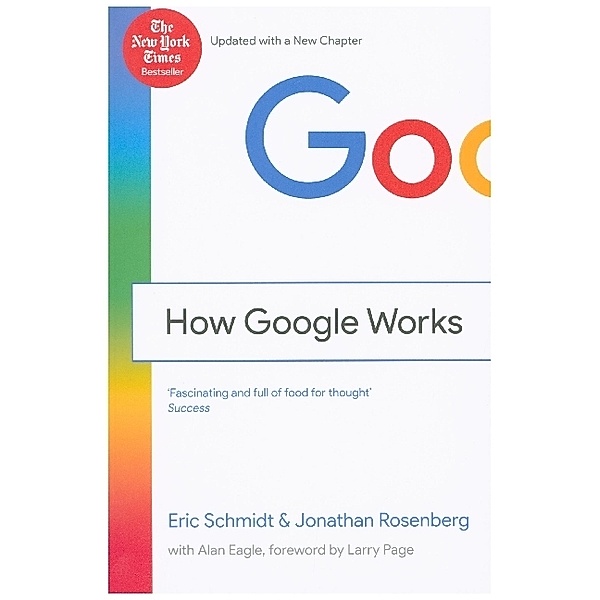 How Google Works, Eric Schmidt, Jonathan Rosenberg
