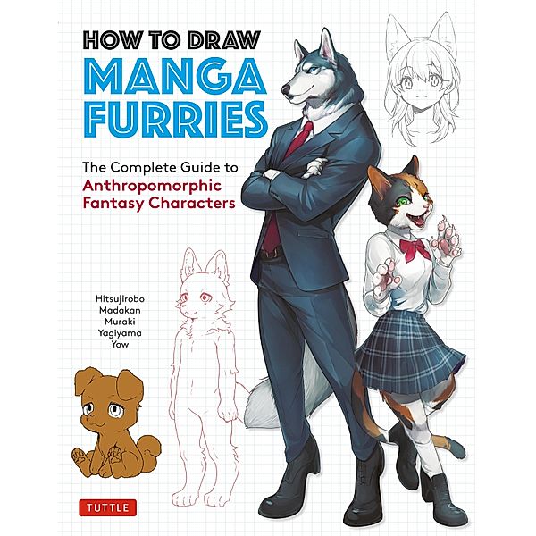 How to Draw Manga Furries, Hitsujirobo, Madakan, Muraki