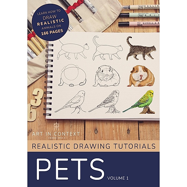 How to Draw Realistic Pets (Realistic Drawing Tutorials, #1) / Realistic Drawing Tutorials, Martina Faessler
