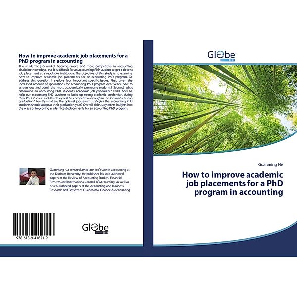 How to improve academic job placements for a PhD program in accounting, Guanming He