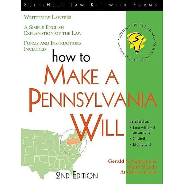 How to Make a Pennsylvania Will / Legal Survival Guides, Mark Warda