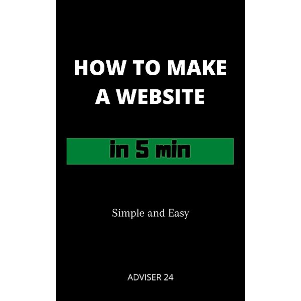 HOW TO MAKE A WEBSITE IN 5 MIN, Amed Fofana