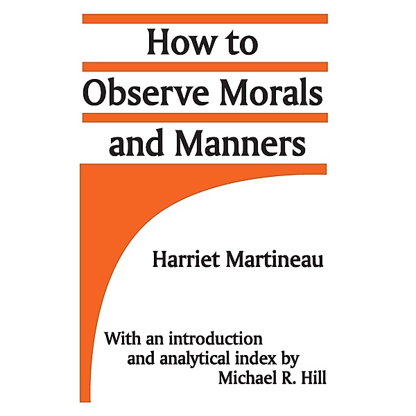 How to Observe Morals and Manners, Harriet Martineau