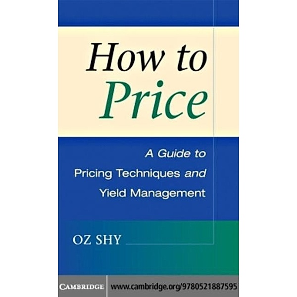 How to Price, Oz Shy
