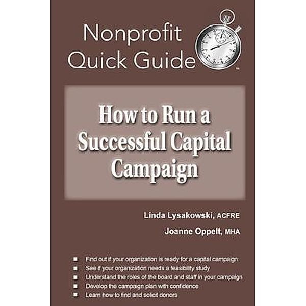 How to Run a Successful Capital Campaign, Linda Lysakowski, Joanne Oppelt