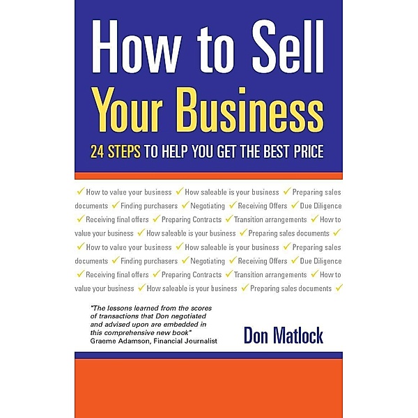 How to Sell Your Business, Don Matlock