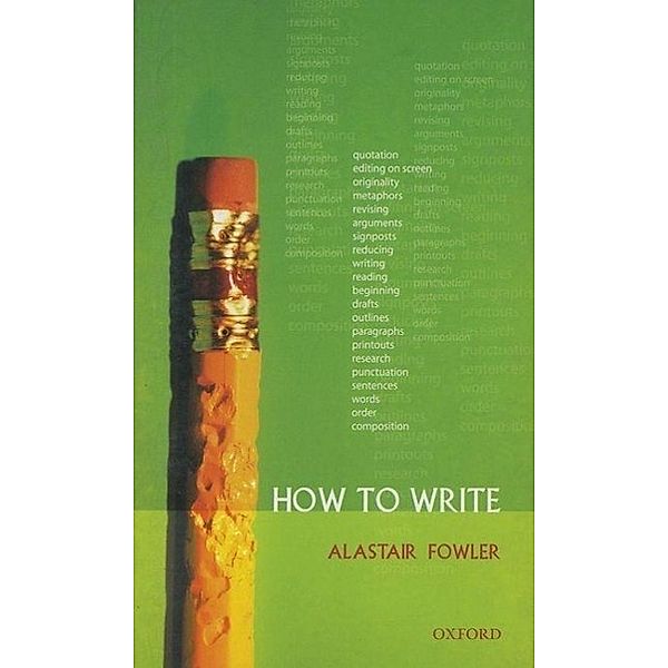 How to Write, Alistair Fowler