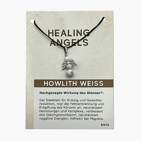Howlith weiss Minicard Healing Angels