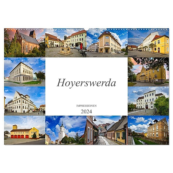 Hoyerswerda Impressionen (Wandkalender 2024 DIN A2 quer), CALVENDO Monatskalender, Dirk Meutzner