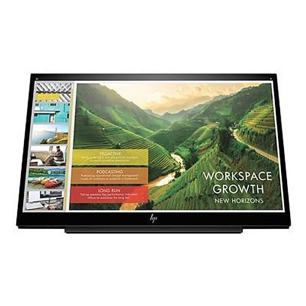 HP EliteDisplay S14 35,56cm 14Zoll Portable Display tragbarer Monitor 1920x1080 USB-C