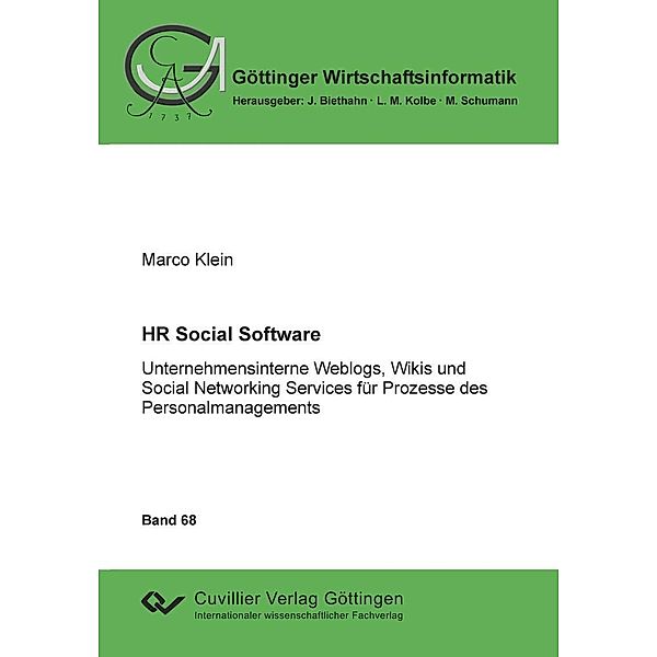 HR Social Software / Göttinger Wirtschaftsinformatik Bd.68