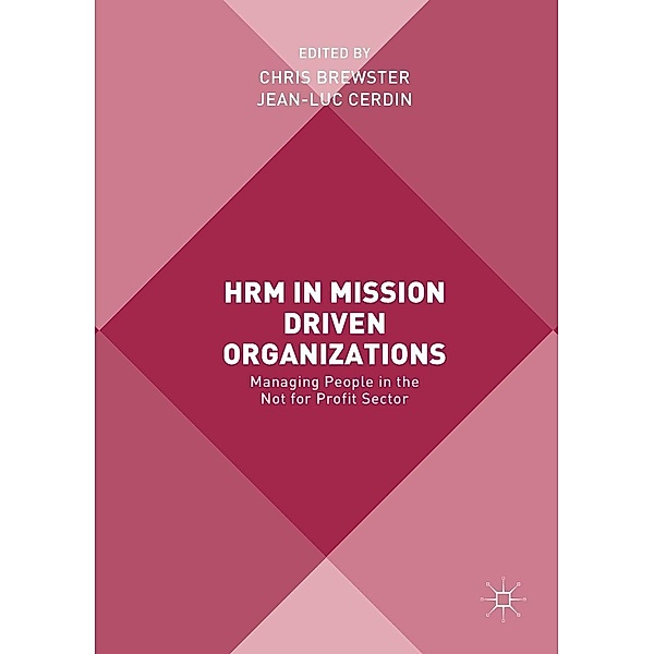 HRM in Mission Driven Organizations / Progress in Mathematics