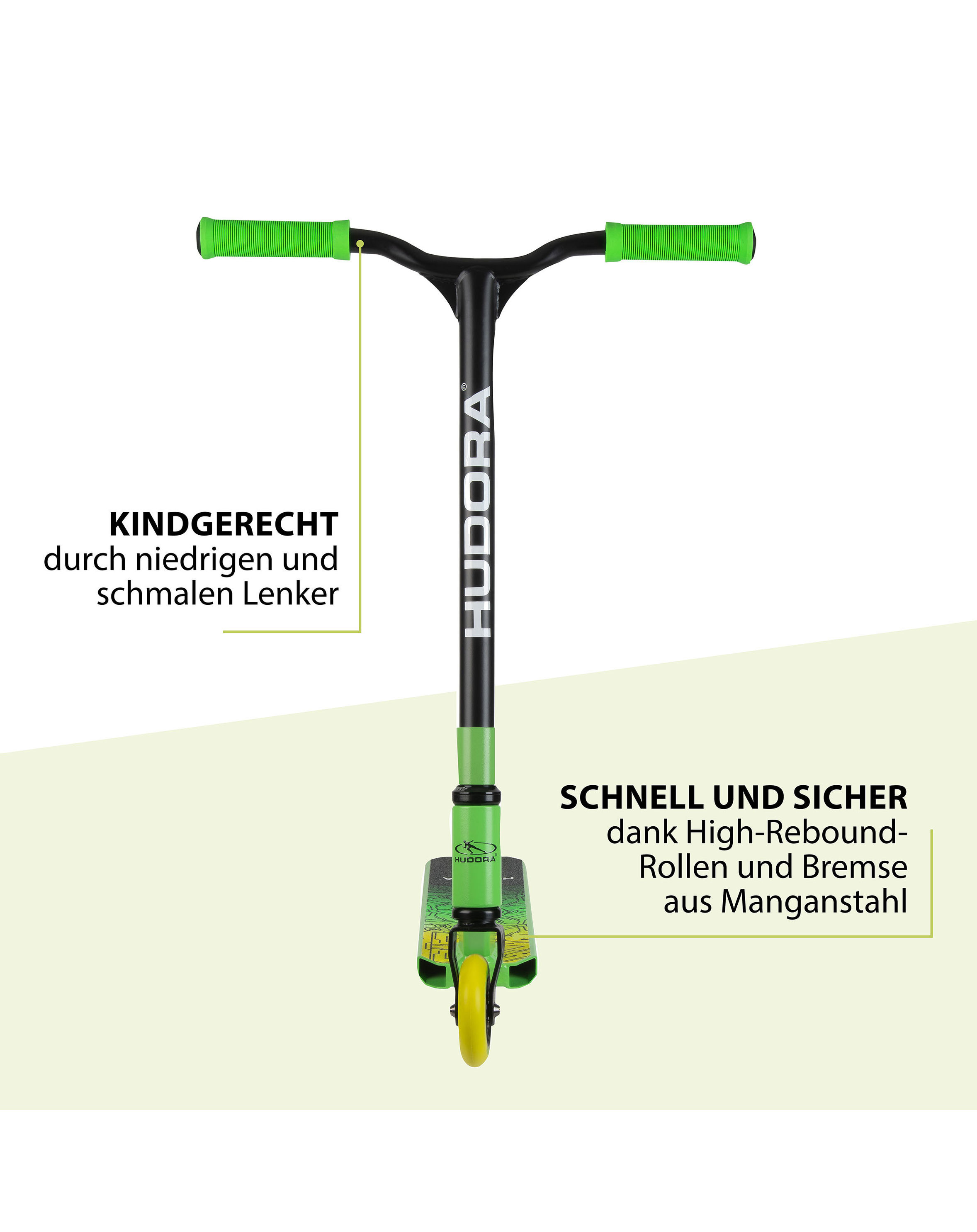 HUDORA STUNT SCOOTER KIDS in grün kaufen | tausendkind.de