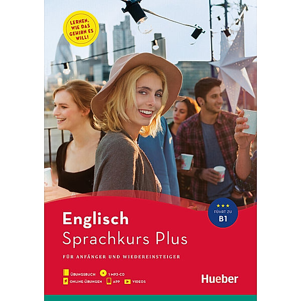 Hueber Sprachkurs Plus Englisch, m. 1 Buch, m. 1 Audio, Amanda Welfare, Lisa Goldau