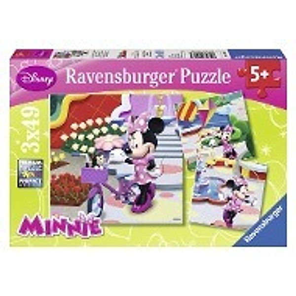 Hübsche Minnie Mouse Puzzle 3 X 49 Teile