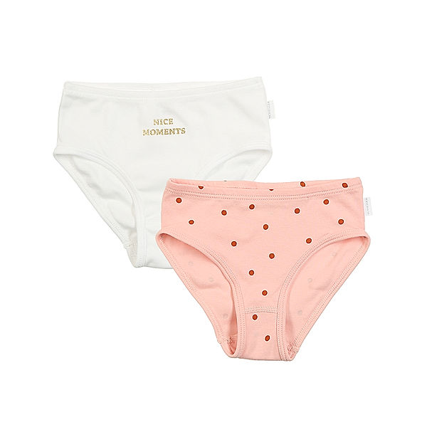 Schiesser Hüftslip NATURAL LOVE – DOTS 2er Pack in rosa/weiss