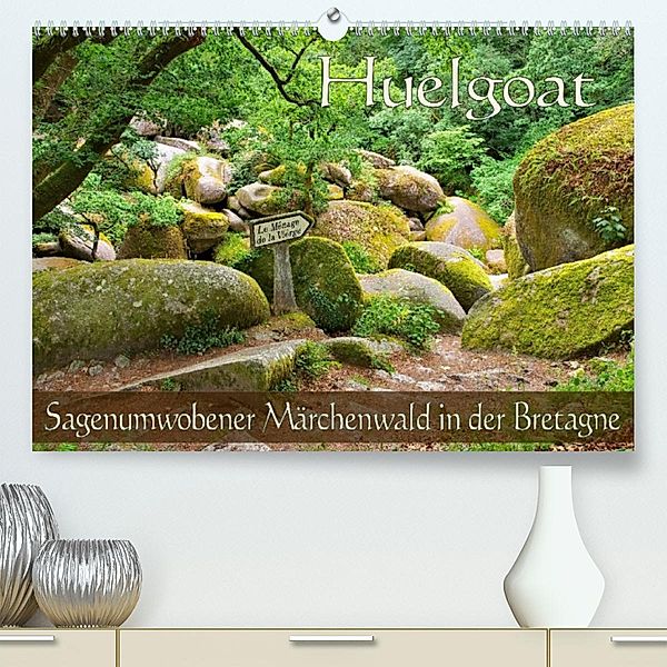 Huelgoat - Sagenumwobener Märchenwald in der Bretagne (Premium, hochwertiger DIN A2 Wandkalender 2023, Kunstdruck in Hoc, LianeM