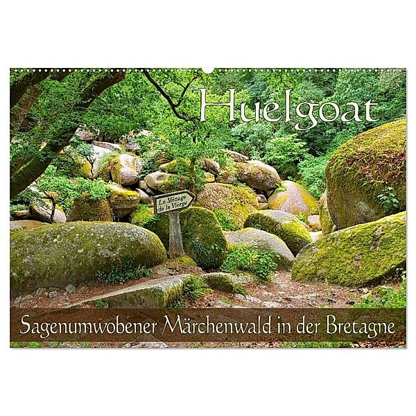 Huelgoat - Sagenumwobener Märchenwald in der Bretagne (Wandkalender 2024 DIN A2 quer), CALVENDO Monatskalender, LianeM