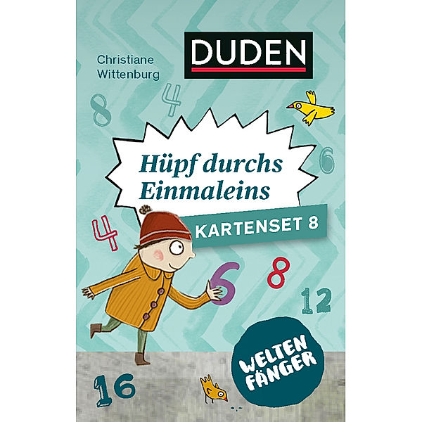 Duden / Bibliographisches Institut, Duden Hüpfe durch das Einmaleins (Spiel-Zubehör).Kartenset.8, Christiane Wittenburg