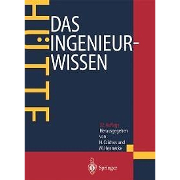HÜTTE - Das Ingenieurwissen / HÜTTE