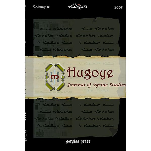 Hugoye: Journal of Syriac Studies (Volume 10)