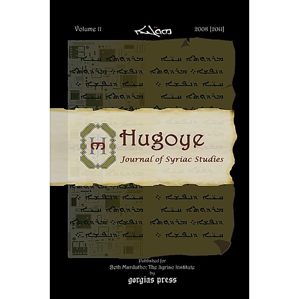 Hugoye: Journal of Syriac Studies (volume 11)