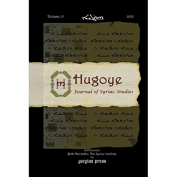 Hugoye: Journal of Syriac Studies (volume 15)