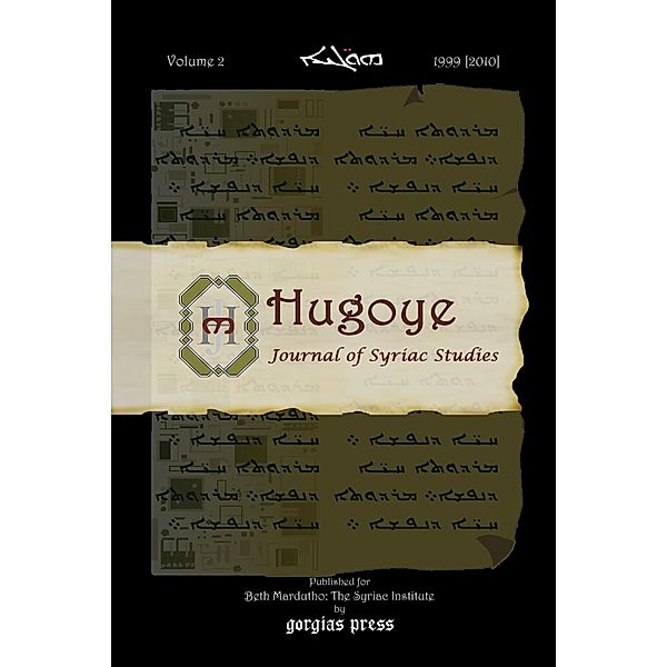 Hugoye: Journal of Syriac Studies (Volume 2)