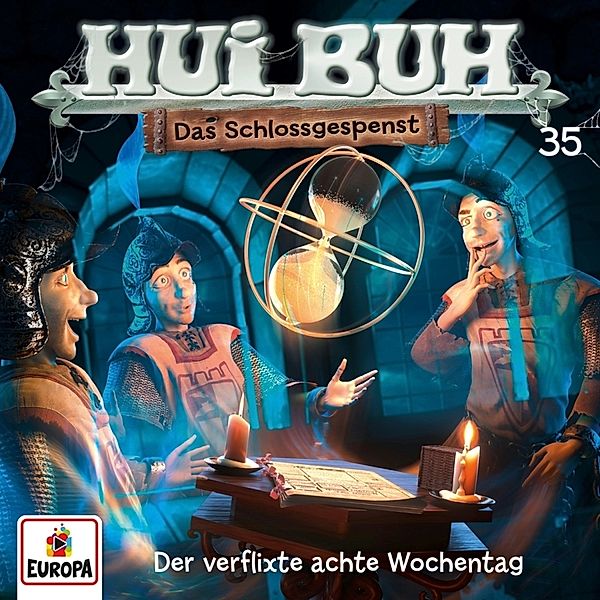 Hui Buh, Das Schlossgespenst, neue Welt - Der verflixte achte Wochentag, 1 Audio-CD,1 Audio-CD, HUI BUH Neue Welt