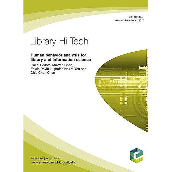 Human behavior analysis for library and information science