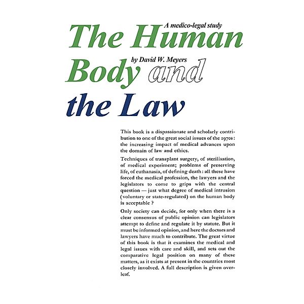 Human Body and the Law, Robert Maynard Hutchins