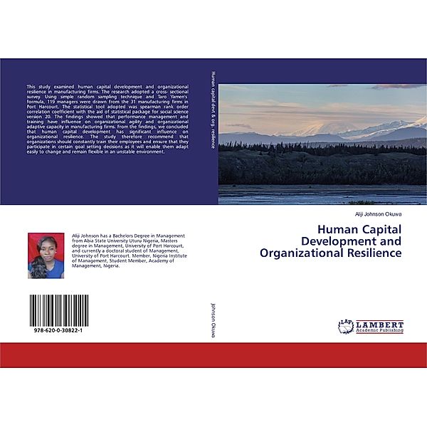 Human Capital Development and Organizational Resilience, Aliji Johnson Okuwa