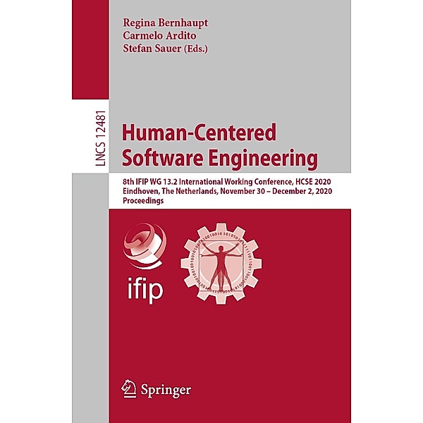 Human-Centered Software Engineering / Lecture Notes in Computer Science Bd.12481