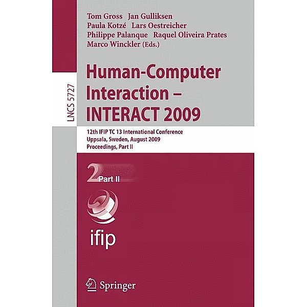 Human-Computer Interaction - INTERACT 2009