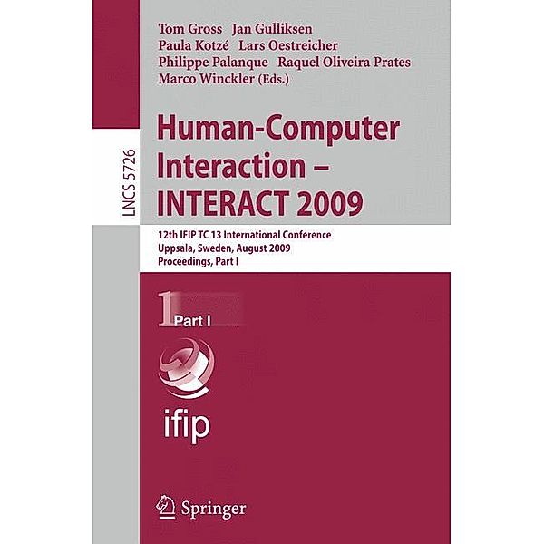 Human-Computer Interaction - INTERACT 2009