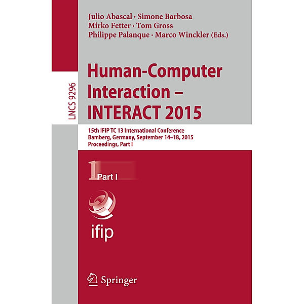 Human-Computer Interaction - INTERACT 2015