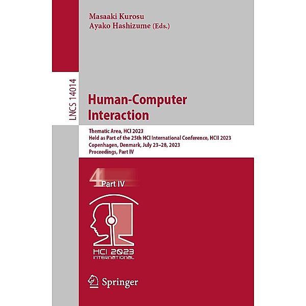 Human-Computer Interaction / Lecture Notes in Computer Science Bd.14014