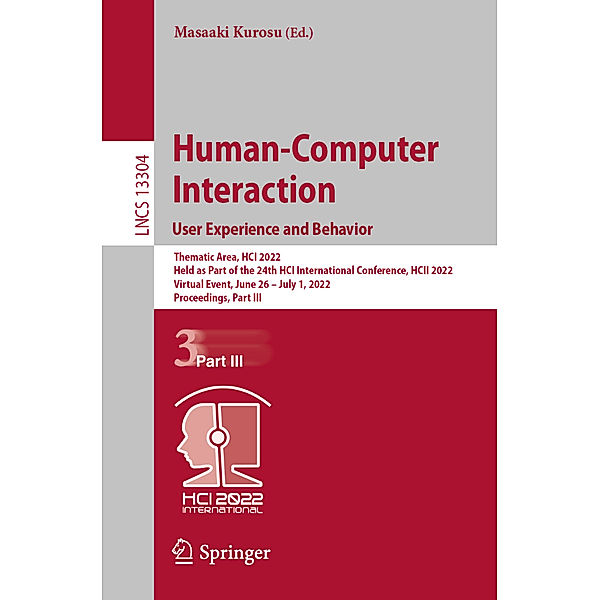 Human-Computer Interaction. User Experience and Behavior