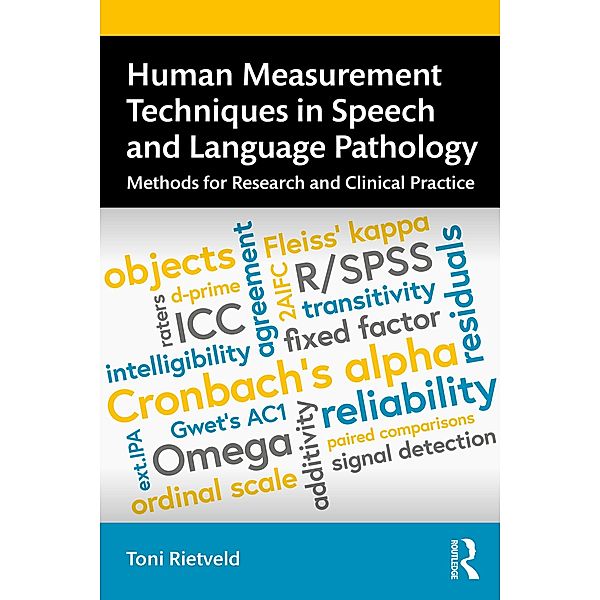 Human Measurement Techniques in Speech and Language Pathology, Rietveld Toni