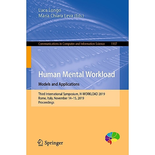 Human Mental Workload: Models and Applications / Communications in Computer and Information Science Bd.1107