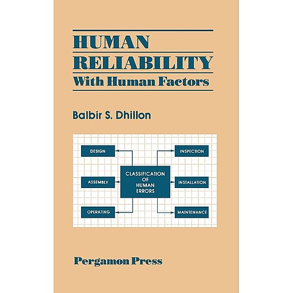 Human Reliability, Balbir S. Dhillon