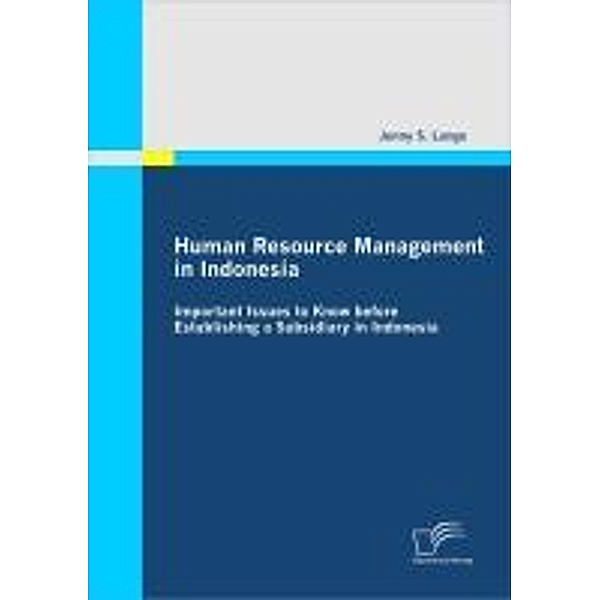 Human Resource Management in Indonesia, Jenny S. Lange