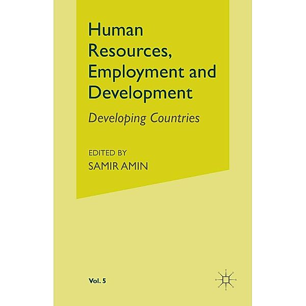 Human Resources, Employment and Development / International Economic Association Series