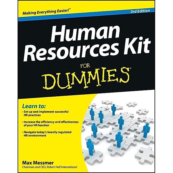 Human Resources Kit For Dummies, Max Messmer