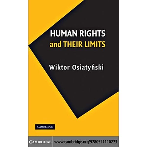 Human Rights and their Limits, WIKTOR OSIATYNSKI