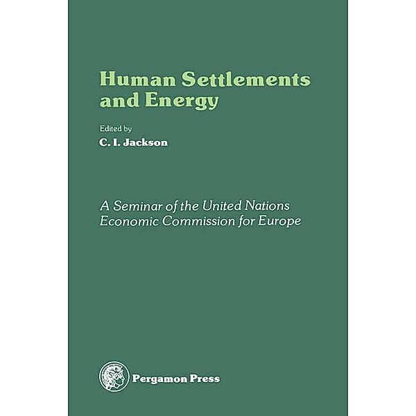 Human Settlements and Energy