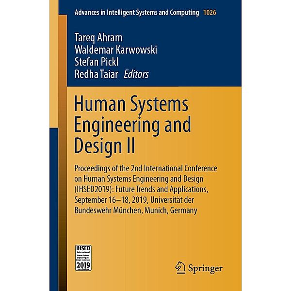 Human Systems Engineering and Design II / Advances in Intelligent Systems and Computing Bd.1026