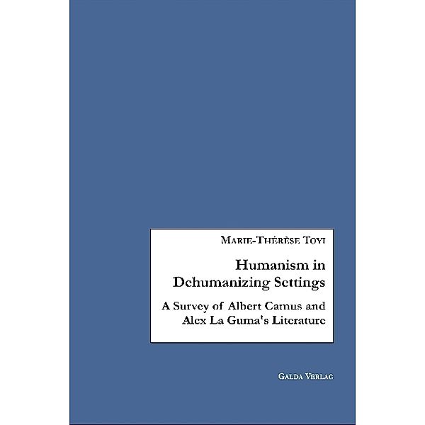 Humanism in Dehumanizing Settings, Marie-Thérèse Toyi